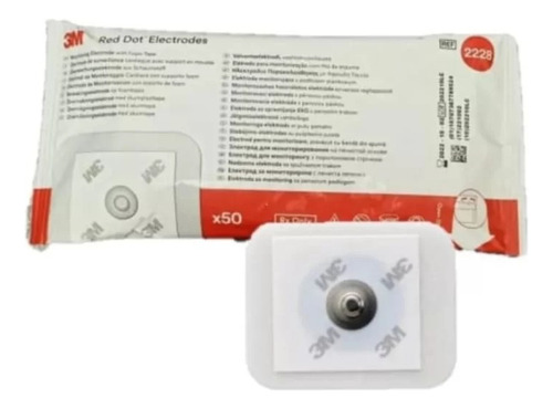 Electrodo 3m Red Dot 2228 De Monitoreo Pack X 50 