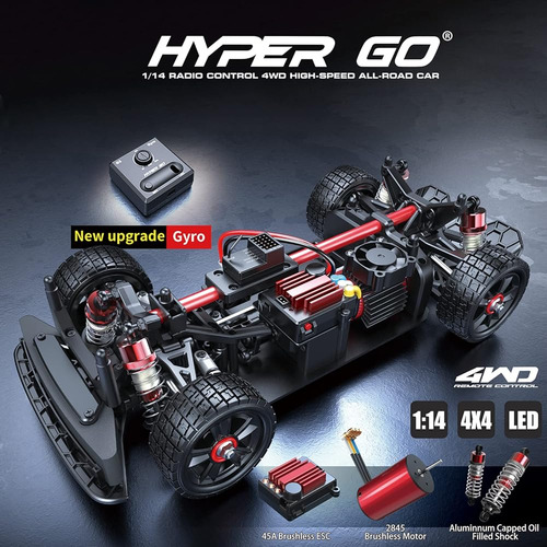 Tespower Mjx Hyper Go 14302 Sin Escobillas Rc Drift Car, 1/1