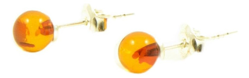 Amberjewelry Aretes De Ámbar Báltico Genuino Con Plata De Le