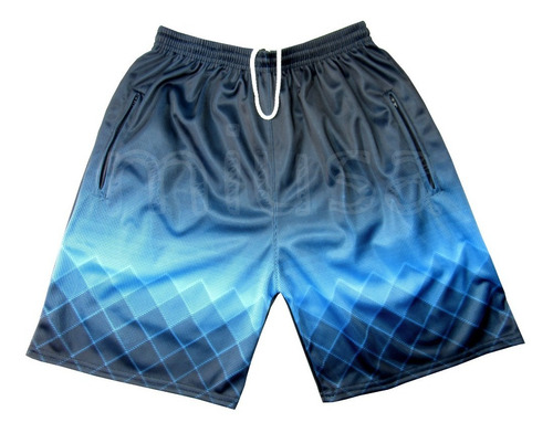 Imagem 7 de 10 de Kit 5 Bermuda Masculina Praia Zíper Fitness Academia Esporte