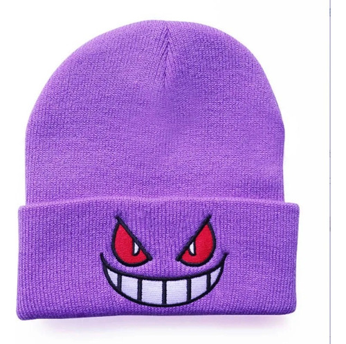 Gorro De Lana Algodón Pokémon De Calidad Gengar Colores