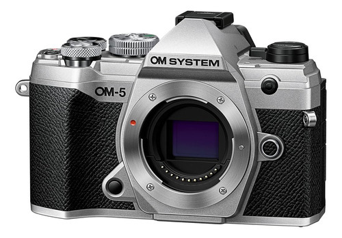 Olympus Om System Om-5 Silver Micro Cuatro Tercios Sistema . Color Plateado