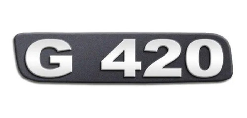 Emblema G420 Cromado Scani S5 Antigo 2008 2009