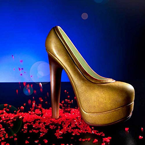 Molde De Chocolate Para Zapatos De Tacón Alto En 3d Con 6 Cl