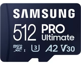 Tarjeta Memoria Samsung Pro Ultimate 512gb 200mb/microsd