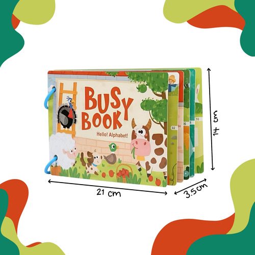 Montessori Busy Book Libro Actividades Estimulacion Temprana