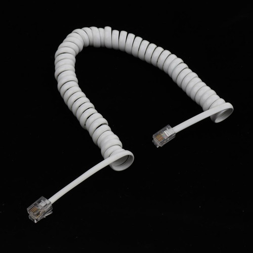 Cable De Línea 4p4c (5 Pies Desenrollado / 1 Pie Enrollado)