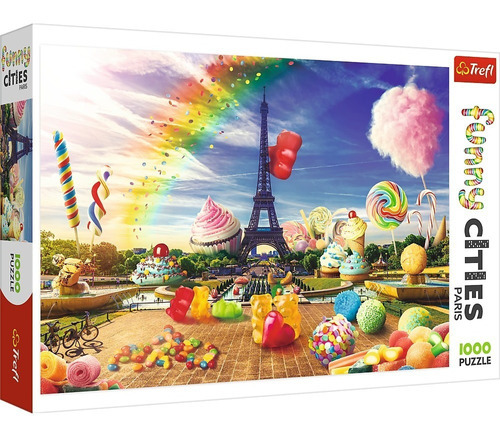 Puzzle Trefl Sweet Paris Dulce Paris 1000 Piezas Arco Iris