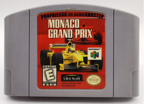 Monaco Grand Prix N64 Nintendo 64 * R G Gallery