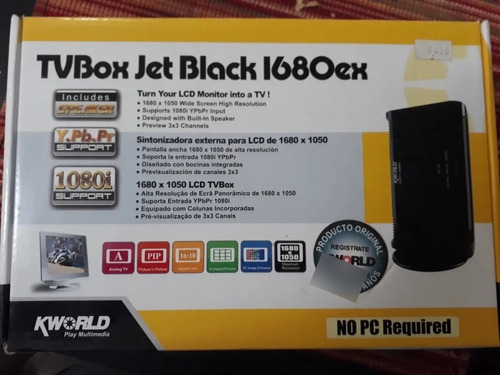 Kworld Tvbox 1680ex Sintonizador De Tv Externo Ver Tv
