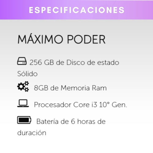 Imagen 6 de 9 de Notebook I3 8gb Ram 256gb Ssd Aiwa - Pantalla 14'' - Win10