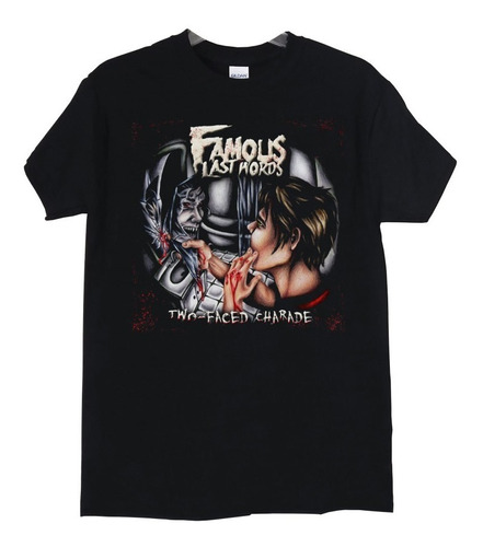 Polera Famous Last Words Two Faced Charade Rock Abominatron