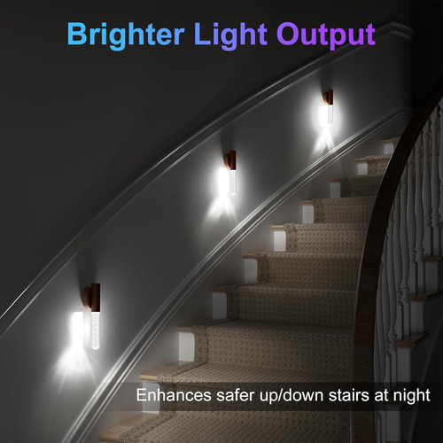 Luces Nocturnas Con Sensor De Movimiento Para Interiores, Ju