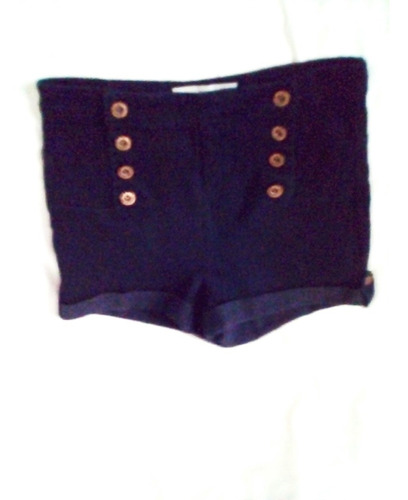 Aurojul-short Jean Doble Abotonadura-nuevo-moto