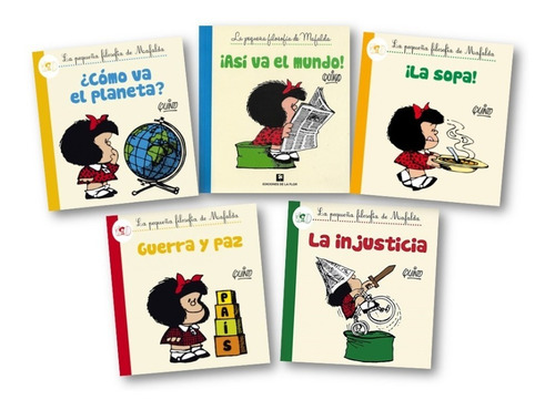 ** Combo 5 Titulos La Pequeña Filosofia De Mafalda ** Quino