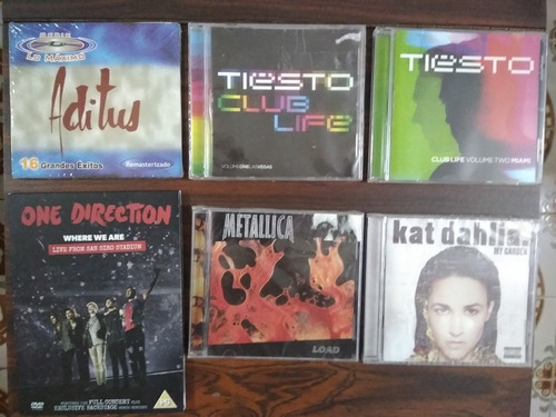 Cd Y Dvd Originales Lote Completo Nuevos Casi Todos 