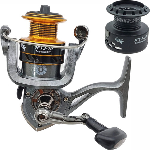 Carrete Spinning Pesca Tamaño 1000