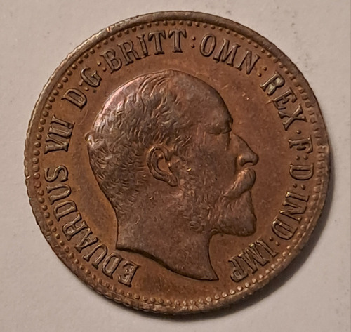 Token Ficha Inglaterra Eduardo Vll 1911.