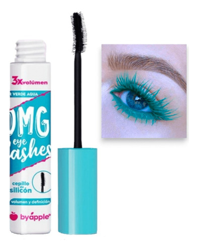 Rímel Mascara De Pestañas Volumen Omg Pasteles Color Aqua