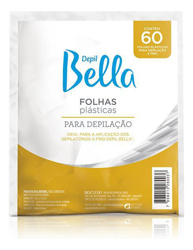 Depil Bella Folhas Plasticas P/ Depilação C/60