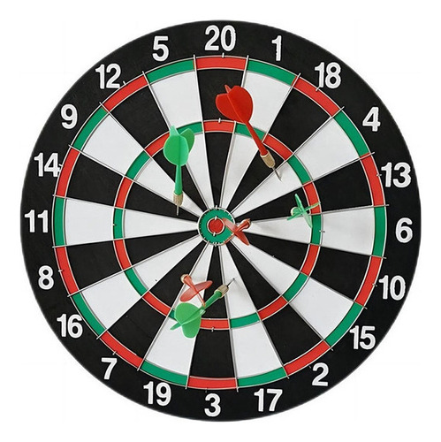 2024 15 Bullseye De Doble Cara Con 6 Dardos