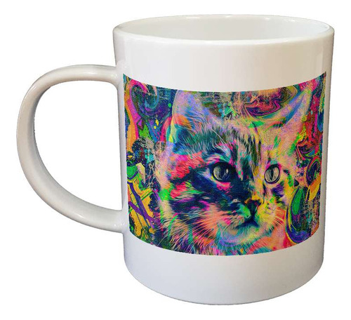 Taza De Plastico Calavera Miedo Arte Callejero M3