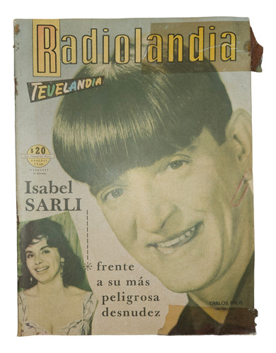 Antigua Revista Radiolandia Carlos Bala