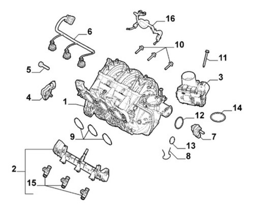 Junta Coletor Admissao Uno 2016 A 2021 Fiat 7090209