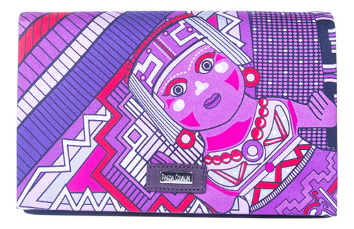 Bolsa Crossbody Pineda Covalin Hook Ccadena Color Morado