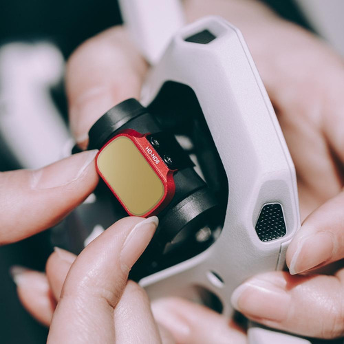 Imagem 3 de 6 de Kit 4 Filtros Lente Câmera Dji Mavic Mini Nd Pgytech