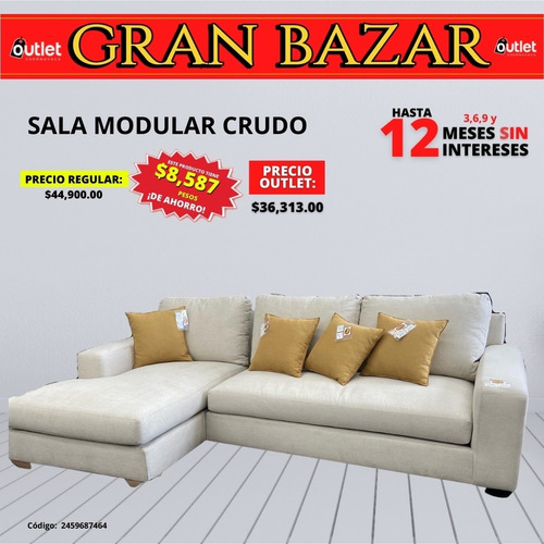 Sala Modular Crudo (Reacondicionado)