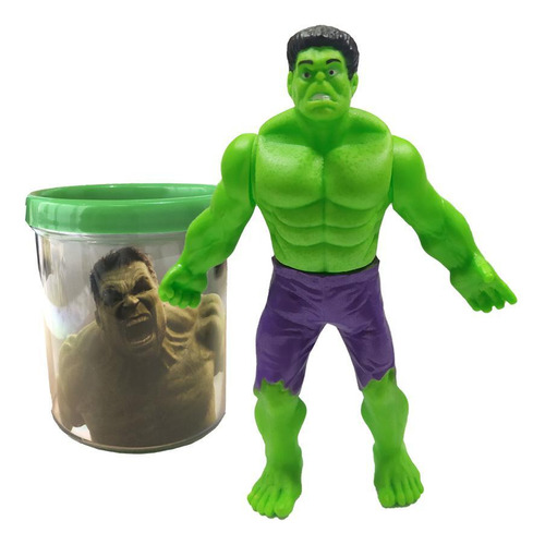 Boneco Hulk Vingadores Com Caneca Personalizada