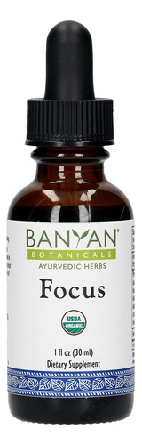 Banyan Botanicals Extracto Liquido De Enfoque Organico, Cert