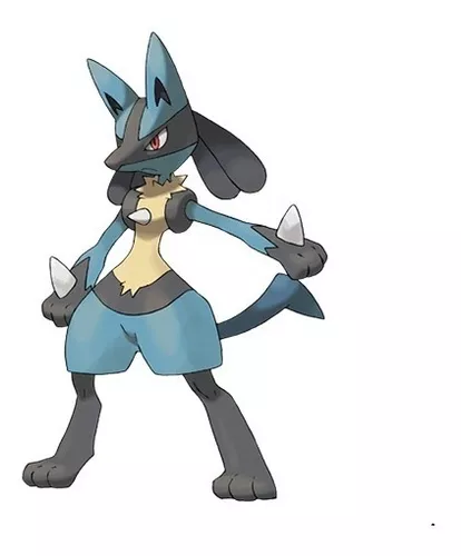 Brinquedo Pokemon Lucario Articulado Pokebola Tamanho Real