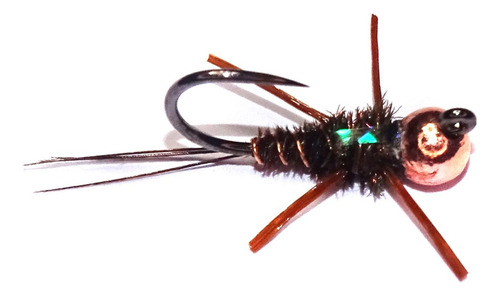 Pheasant Tail Rubbers Legs Tungsteno Mosca Pesca Fly Fishing