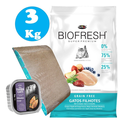 Biofresh Gato Cachorro Filhotes 3kg + Regalo