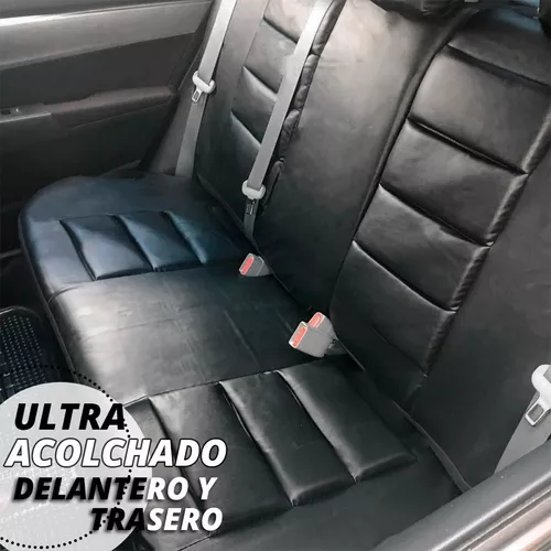 Funda Cubre Asiento Auto Cuerina Super Acolchada Riñonera