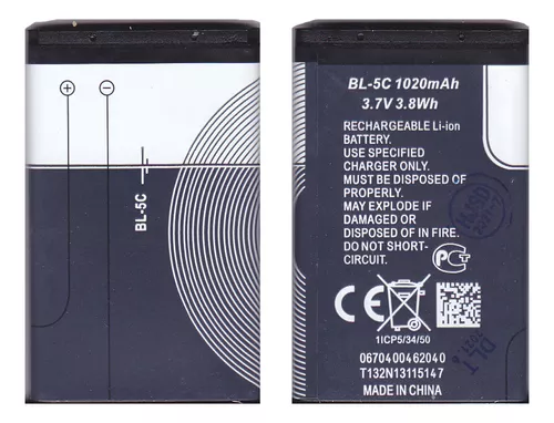 Bl-5c Batería 1020 Litio Original 3650/6600/6230 con Ofertas en Carrefour