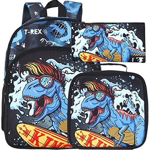 Ccjpx Mochila Dinosaurio Para Niños, 16 Kids L4ngs