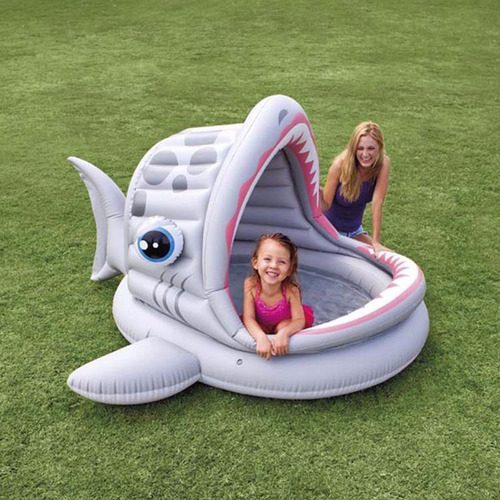 Imagen 2 de 2 de Pileta Intex Tiburón Con Techo #57120