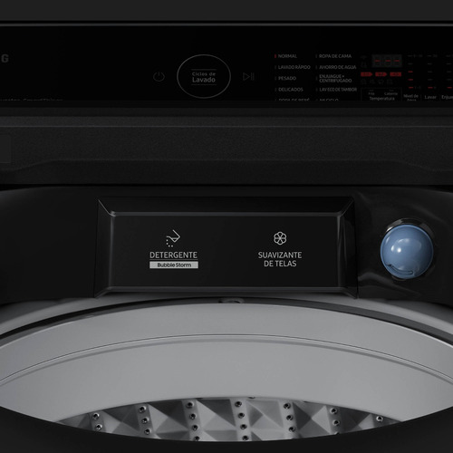 Lavadora Samsung Top Load 19 Kg Negra, Inverter, Wi-fi