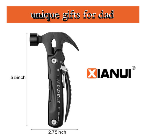 Regalos Para Papá, Martillo Multiherramienta 12 En 1, El Me