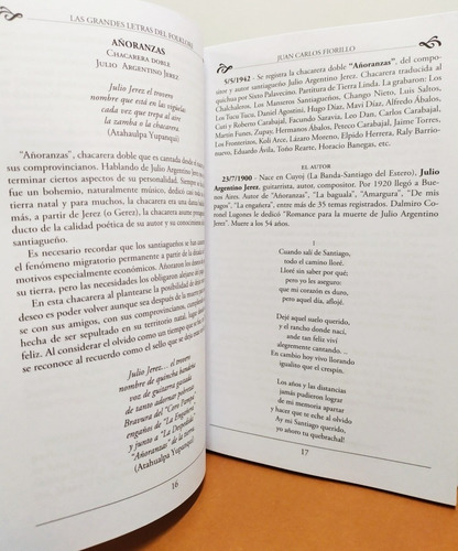 Las Grandes Letras Del Folklore - Juan C. Fiorillo - Ochoa