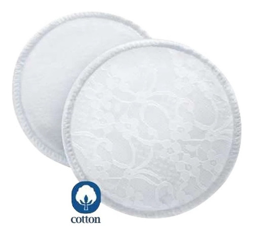 Imagem 2 de 4 de Absorventes Para Seios Laváveis Pads 6uni - Philips Avent