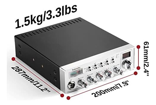 Radioddity Qt40 Radio De Jamón De 10 Metros, Potencia De Red