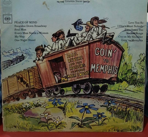 Paul Revere & The Raiders Goin' To Memphis Lp