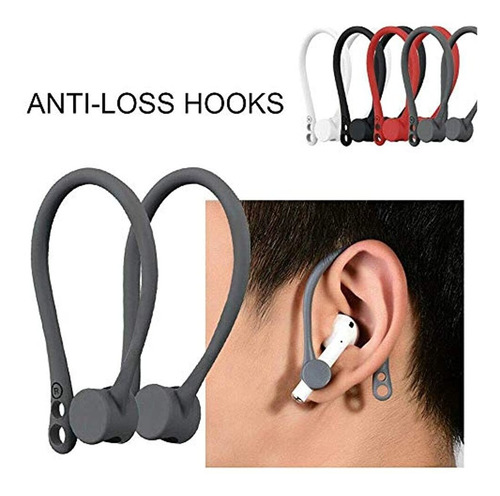 2 Pares De Ganchos Para La Oreja Para AirPods, Soporte De Ga