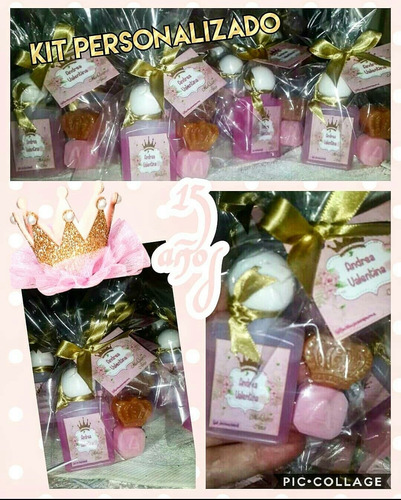 Imagen 3 de 10 de Recuerdos Antibacterial Con Iniciales Babyshower Nacimientos