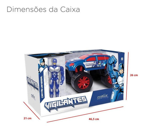 Imagem 4 de 5 de Conjunto Boneco Articulado + Carrinho Vigilante Universal