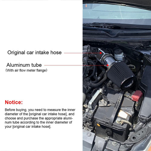 Accesorios De Adaptador De Sensor De Flujo De Aire De 76 Mm